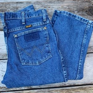 HIGH WAISTED WRANGLER BOOTCUT JEANS